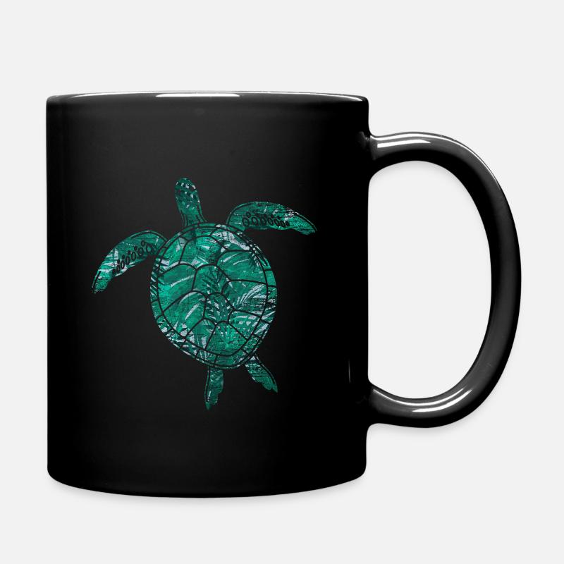 tortue - Mug uni - noir