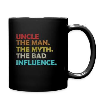 Oncle the Myth / Gift pour le meilleur oncle. - Mug uni - noir - Droite