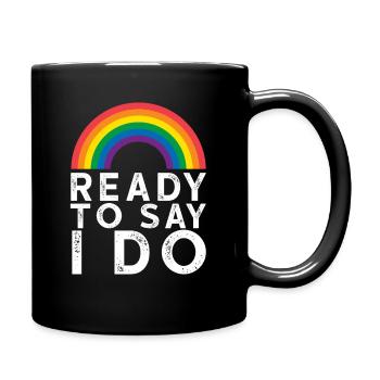 Mariage LGBT - Mug uni - noir - Droite