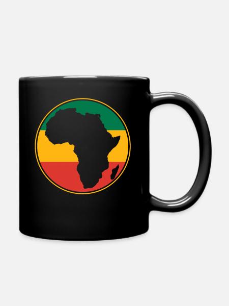 Carte africaine - Mug uni - noir