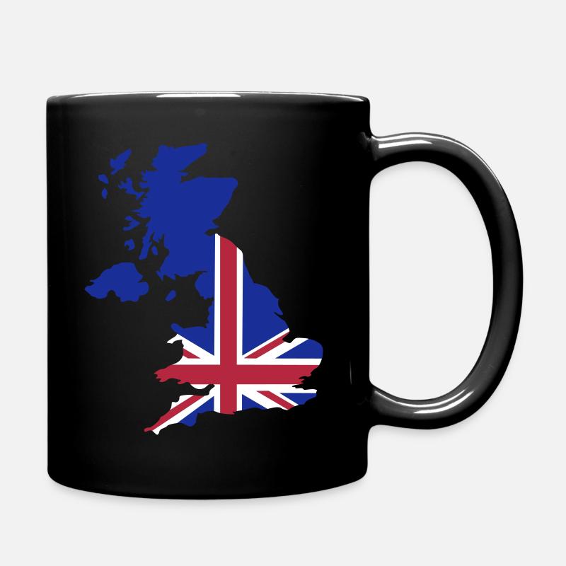 Großbritannien - Tasse einfarbig - Schwarz