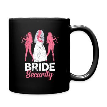 Mariage de la demoiselle d'honneur de l'équipe - Mug uni - noir - Droite