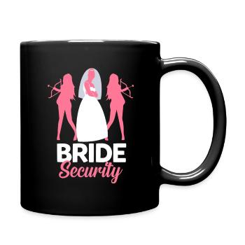 Demoiselle d'honneur cadeau de demoiselle d'honneur - Mug uni - noir - Droite