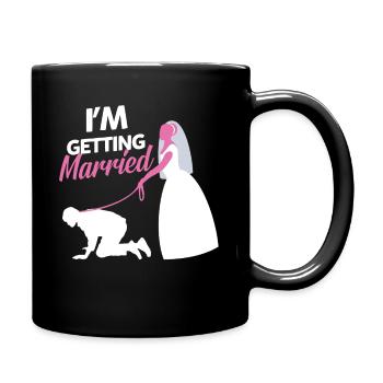 Bachelor Party Best Man Bride Gift - Full Colour Mug - black - Right