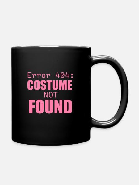 Kostüm nicht gefunden - Tasse einfarbig - Schwarz
