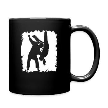 Kampfsport - Tasse einfarbig - Schwarz - Rechts