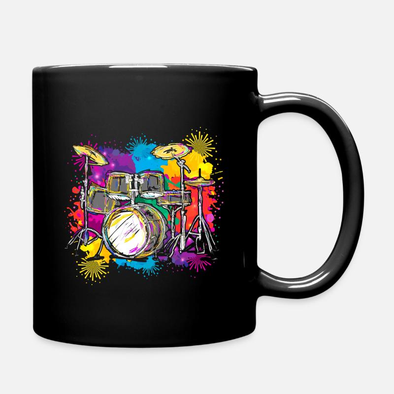 Percussion musical instrument - Full Colour Mug - black