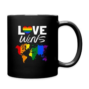 LGBT - Mug uni - noir - Droite
