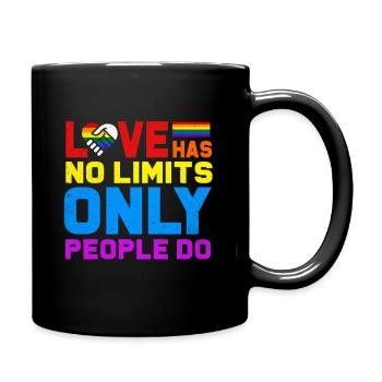 LGBT - Tasse einfarbig - Schwarz - Rechts