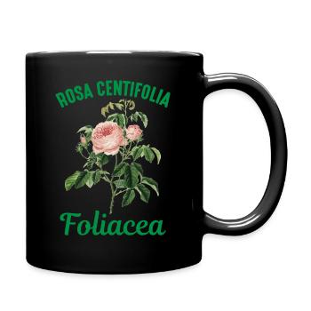 Rose Latin - Full Colour Mug - black - Right