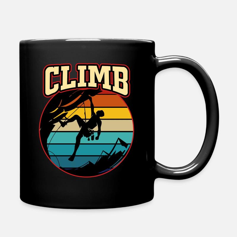 Escalade escalade escalade mur d’escalade montagne roche sport - Mug uni - noir