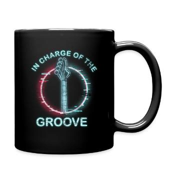 Musique de guitare basse - Mug uni - noir - Droite