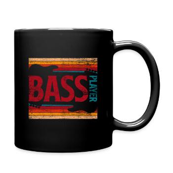 Bassgitarre Bassist - Tasse einfarbig - Schwarz - Rechts