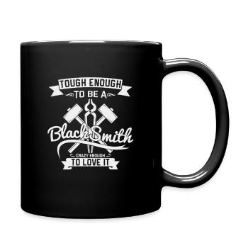 Parole de forgeron - Mug uni - noir - Droite