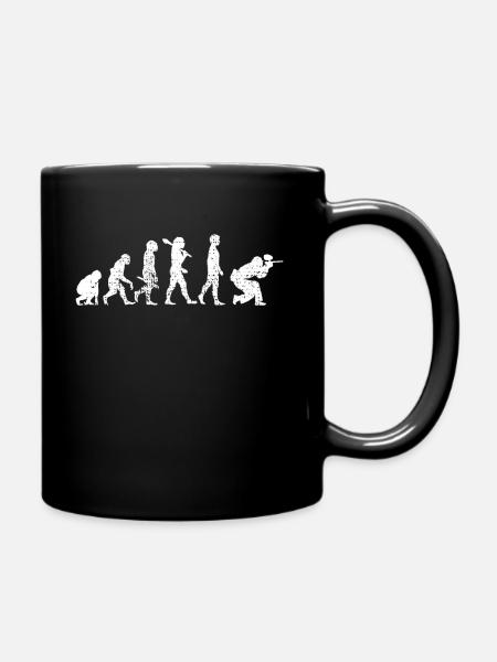 Paintball - Tasse einfarbig - Schwarz