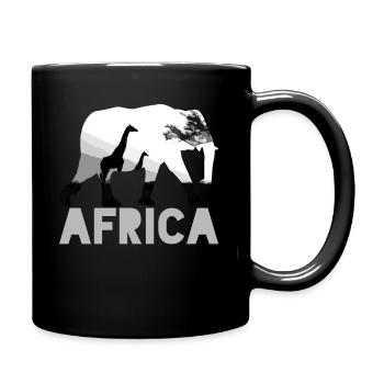 Afrique Afrique Afrique - Mug uni - noir - Droite