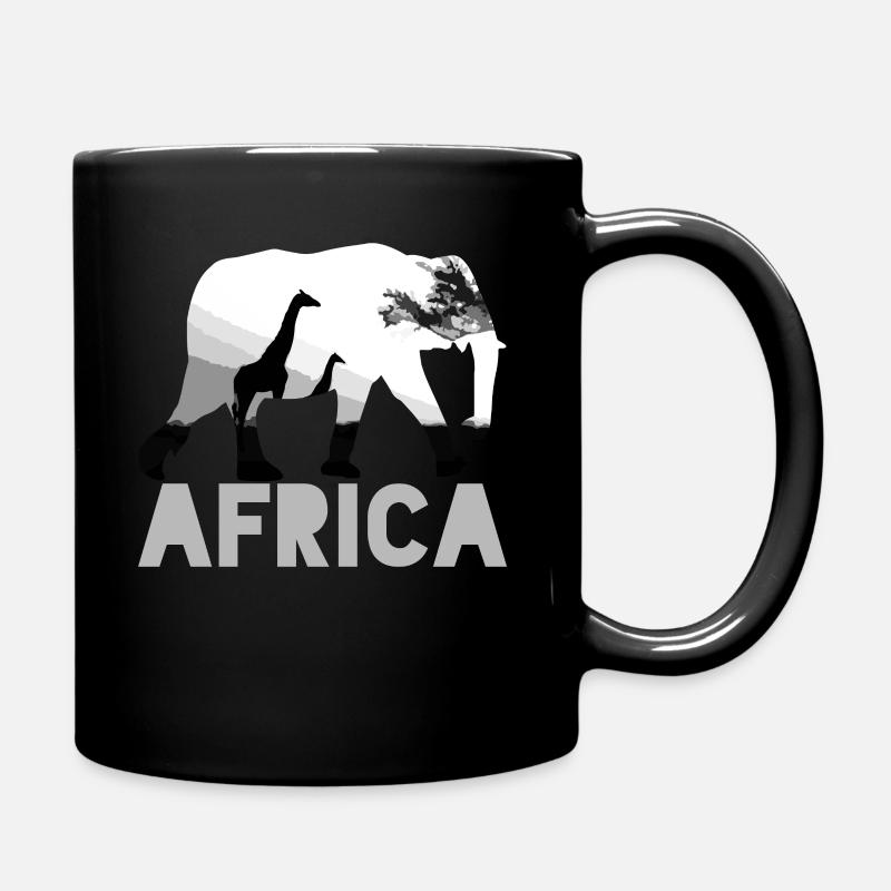 Afrika Afrika Afrika - Tasse einfarbig - Schwarz