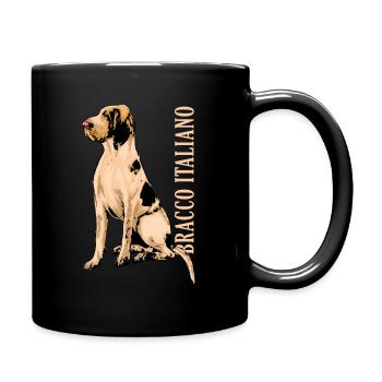 Bracco Italiano - Tasse einfarbig - Schwarz - Rechts