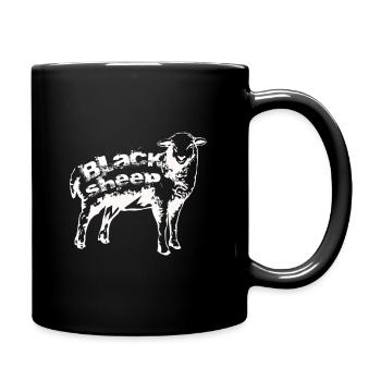 Mouton noir - Mug uni - noir - Droite