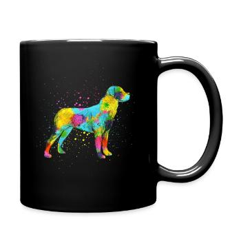 rottweiler - Mug uni - noir - Droite