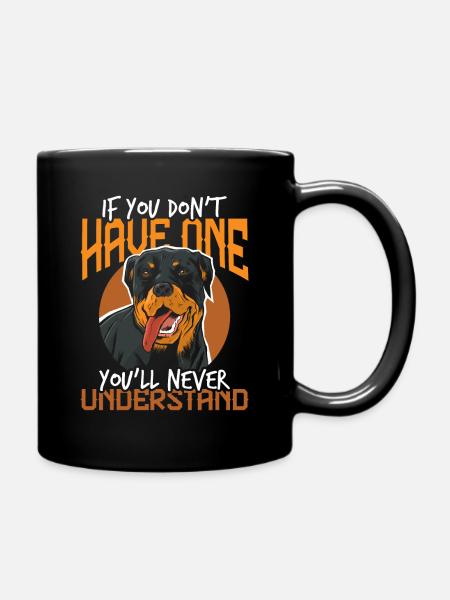 Animal de compagnie Rottweiler - Mug uni - noir