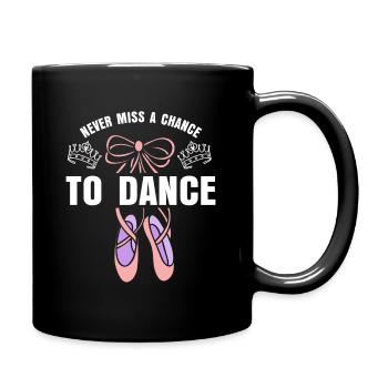 Cadeau de danse de ballet - Mug uni - noir - Droite