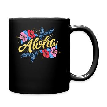 Aloha - Mug uni - noir - Droite