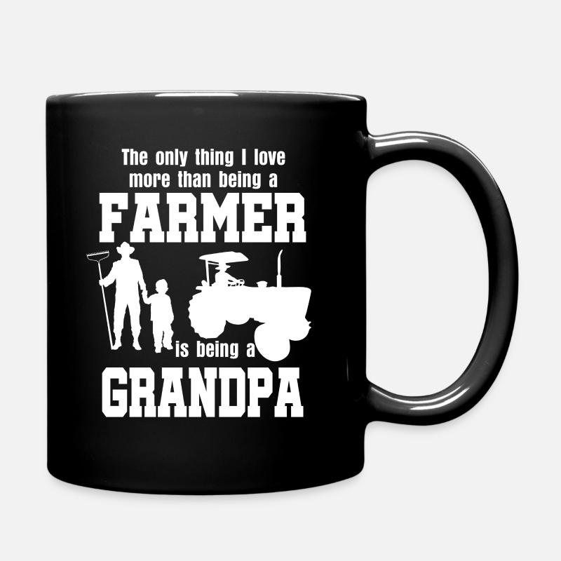 Fermier fermier grand-père - Mug uni - noir