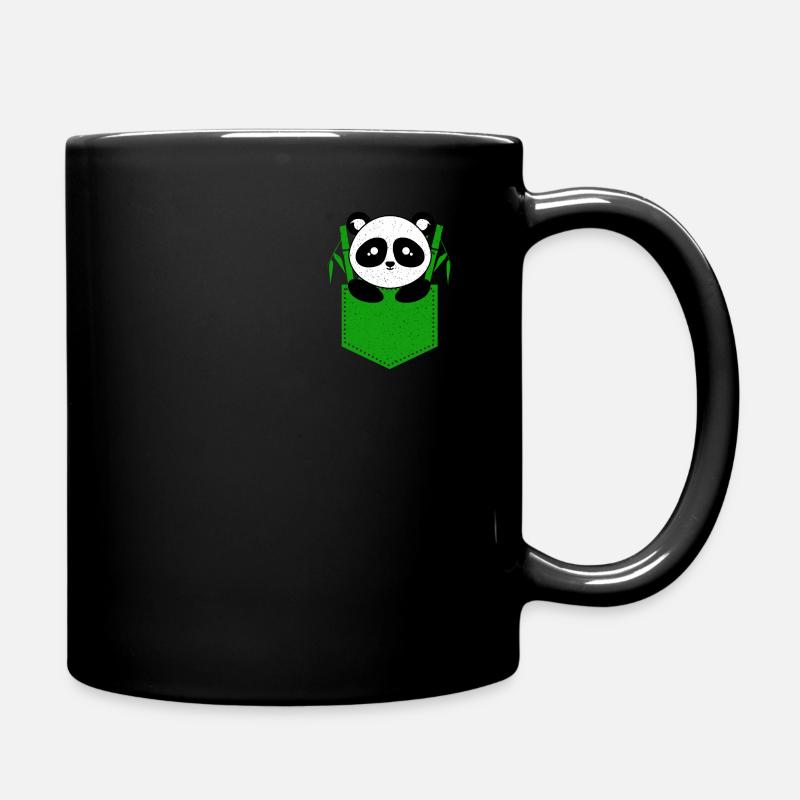 Panda - Mug uni - noir