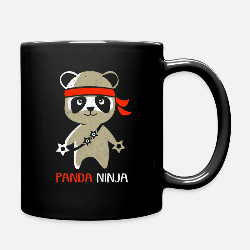 Panda - Mug uni - noir