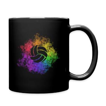 Volleyball Sports - Full Colour Mug - black - Right