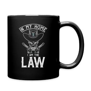 Cowboy Wild West - Mug uni - noir - Droite