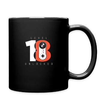 18th birthday - Full Colour Mug - black - Right