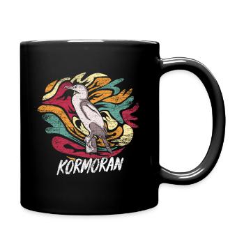 Cormorant gift - Full Colour Mug - black - Right