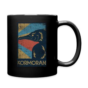 Kormoran Geschenk - Mug uni - noir - Droite