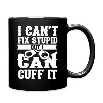police - Full Colour Mug - black - Right