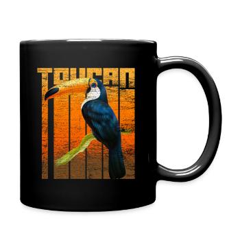 Tukan South America - Full Colour Mug - black - Right