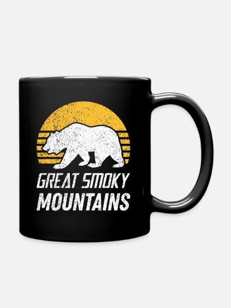 Ours du Tennessee, parc national des Great Smoky Mountains - Mug uni - noir