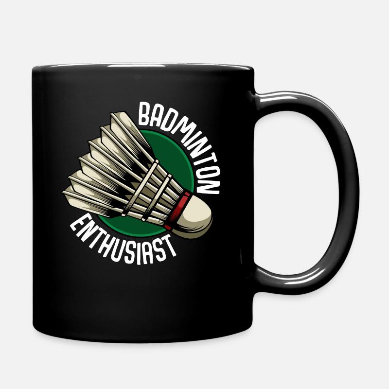 Badminton - Tasse einfarbig - Schwarz