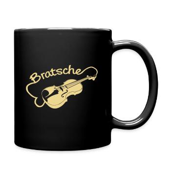 Bratsche - Tasse einfarbig - Schwarz - Rechts