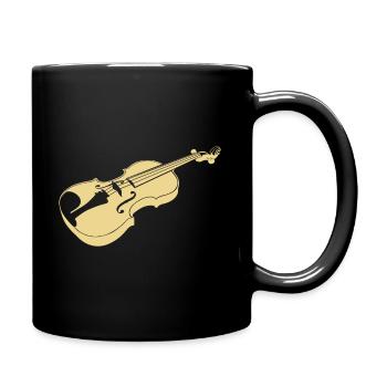 Bratsche - Tasse einfarbig - Schwarz - Rechts