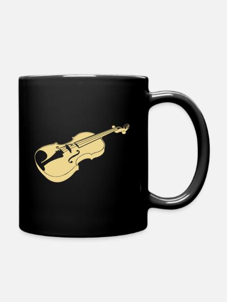 Bratsche - Tasse einfarbig - Schwarz