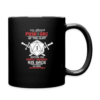 D20 Dice Fantasy Jeu de rôle Cadeau de jeu de rôle - Mug uni - noir - Droite