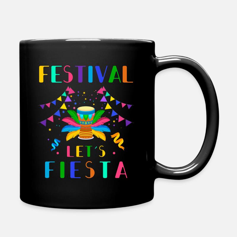 Festival - Tasse einfarbig - Schwarz
