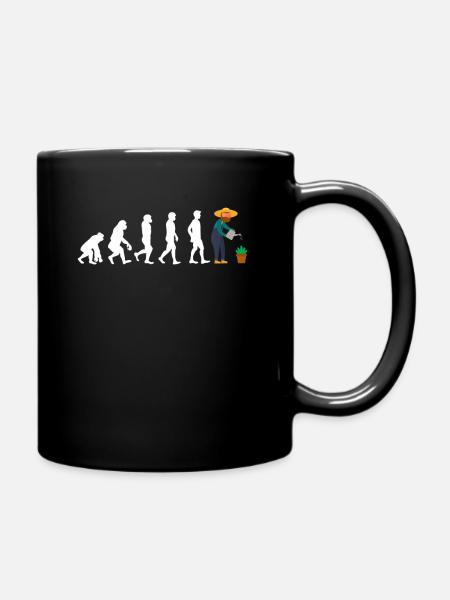 Jardinage Evolution Jardin Entretien arrosoir gazon - Mug uni - noir