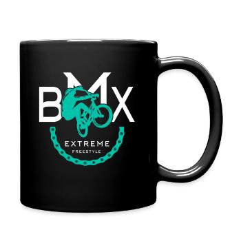 Bmx - Tasse einfarbig - Schwarz - Rechts
