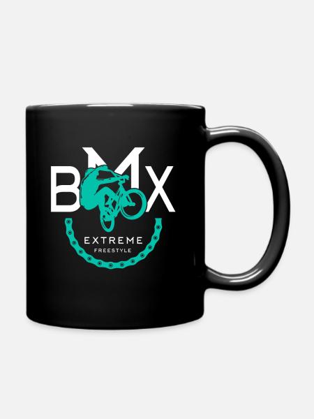 Bmx - Full Colour Mug - black