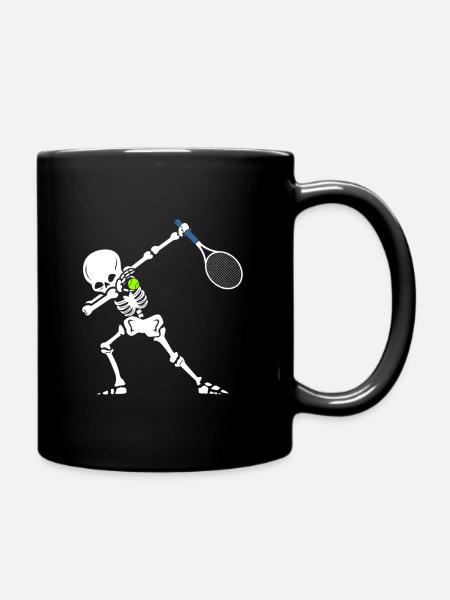 Tennis - Tasse einfarbig - Schwarz