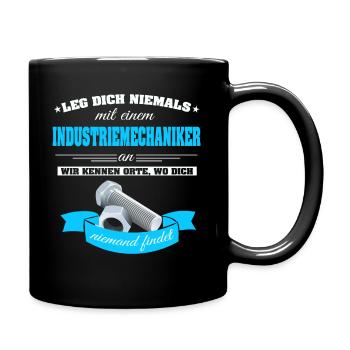 Industrial mechanic - Full Colour Mug - black - Right