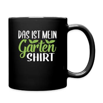 Garten Gärtner Gartenarbeit Hobbygärtner - Tasse einfarbig - Schwarz - Rechts